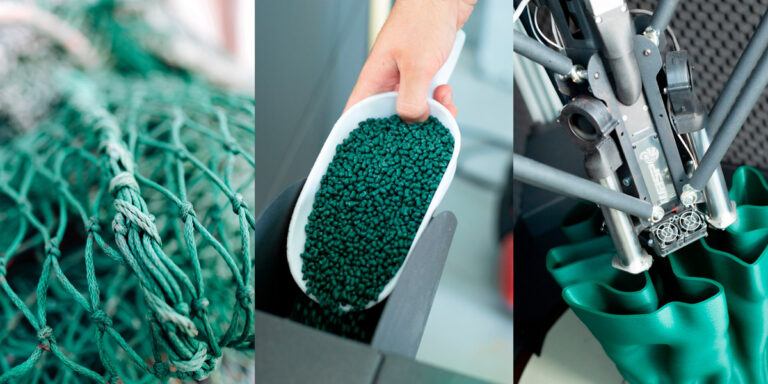 Fishing Nets Recycled for 3D Printing